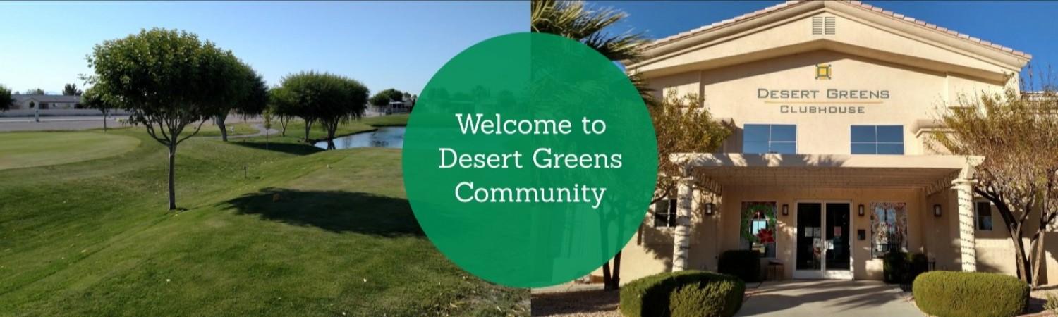 Desert Greens golf course and the Desert Greens Clubhouse in Pahrump, Nevada