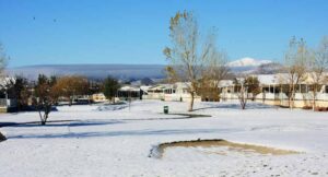 Snow December 2008, Desert Greens Community, Pahrump, Nevada